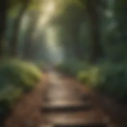 A serene landscape reflecting tranquility and self-discovery