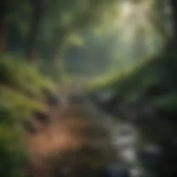 A serene landscape embodying tranquility and peace.