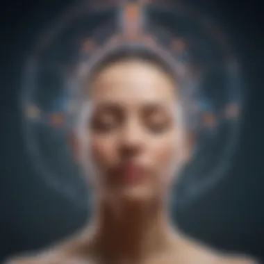 Abstract Visualization of Mind-Body Connection An abstract representation of the mind-body connection