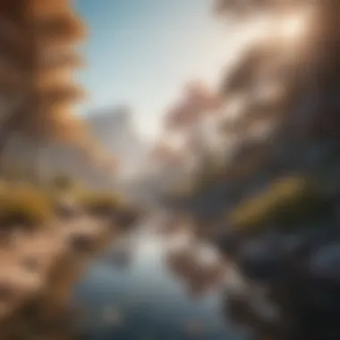 Serenity in Gaming: The Beauty of Relaxation A serene landscape featuring soft colors and calming elements
