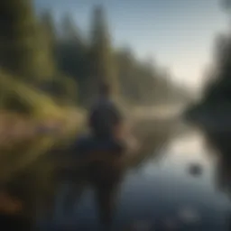 A serene landscape reflecting inner peace