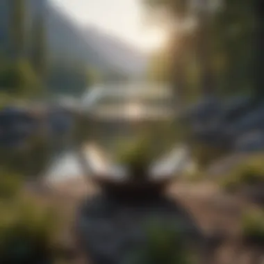 Clarity in Nature A serene landscape symbolizing clarity and peace of mind