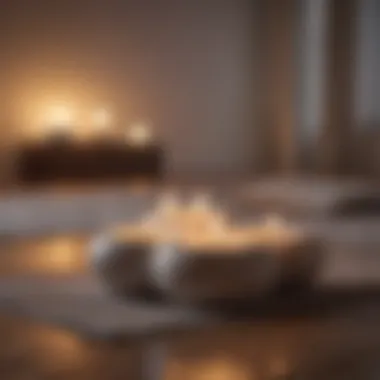 A Peaceful Space for Mindfulness Practice Calm space with cushions and candles