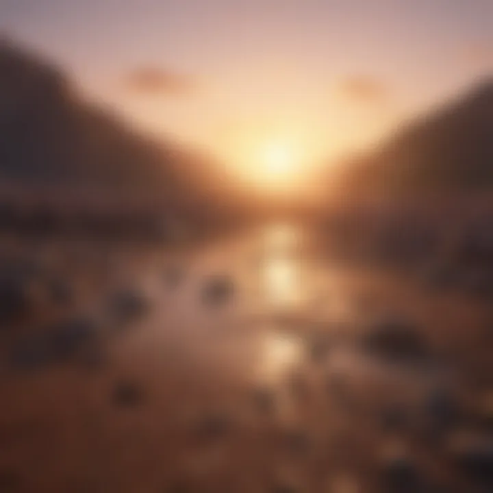 A beautiful sunrise symbolizing new beginnings