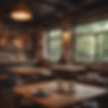 A cozy café setting fostering connections