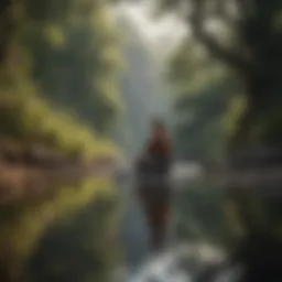 A serene landscape symbolizing self-discovery