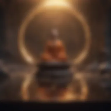 Achieving Mental Clarity with Focus Meditation Visual representation of the mind's clarity during meditation
