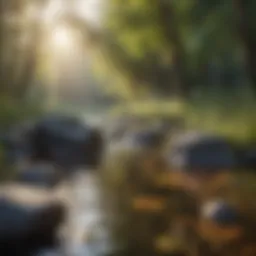 A serene landscape symbolizing tranquility and mindfulness