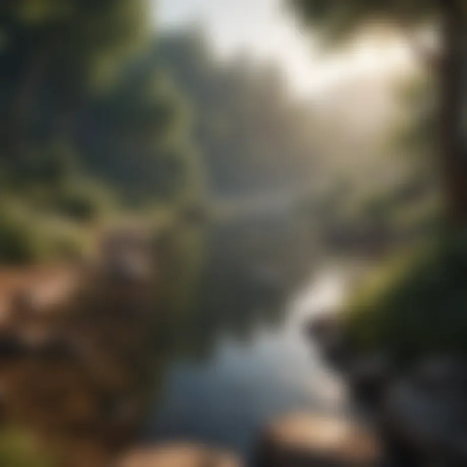 A serene landscape for relaxation