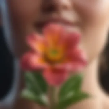 Fostering a Positive Self-Image A vibrant flower symbolizing self-growth