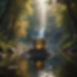 A serene landscape symbolizing inner peace