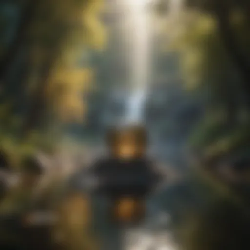 A serene landscape symbolizing inner peace