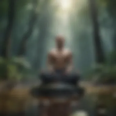 A peaceful setting for meditation