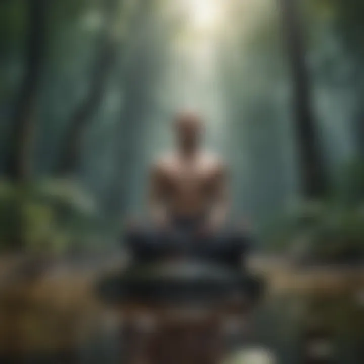 A peaceful setting for meditation