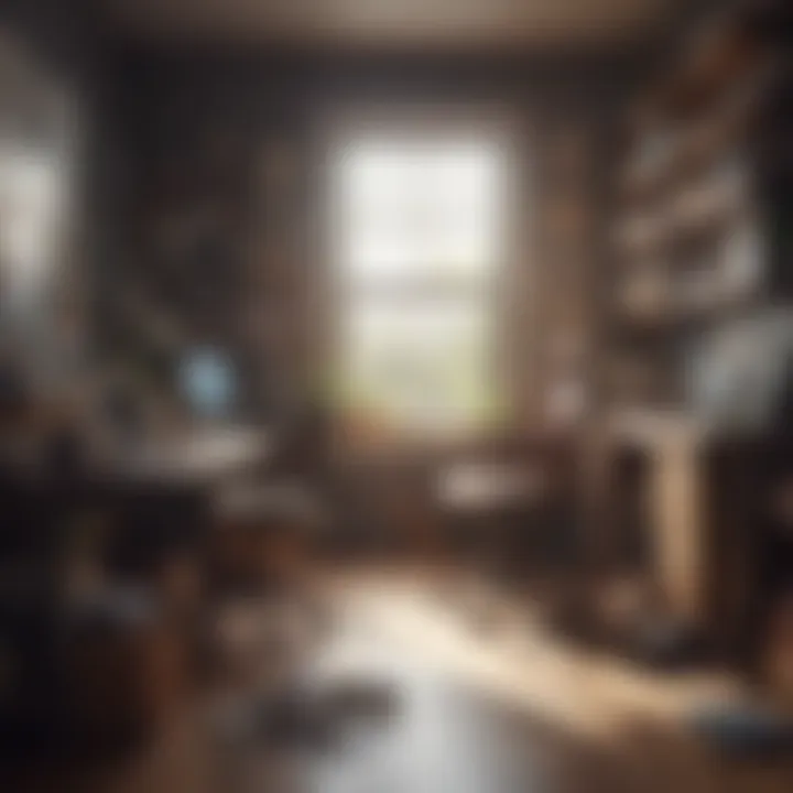 An organized workspace promoting mental clarity