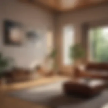 Comfortable Space for Relaxation An inviting space with soft lighting and comfortable seating, promoting relaxation.