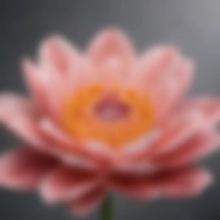 A close-up of a blooming flower, representing personal growth and self-love