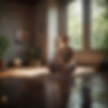 Creating a Mindful Environment A meditative space with soft lighting and calming elements