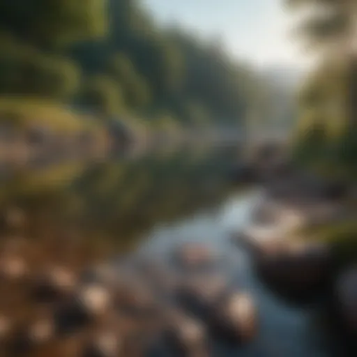 A serene landscape showcasing tranquility and peace