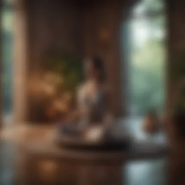 Creating a Tranquil Meditation Environment Meditation space with calming elements
