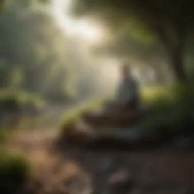 Cultivating Mindfulness for Stress Reduction Mindfulness practice in a peaceful setting