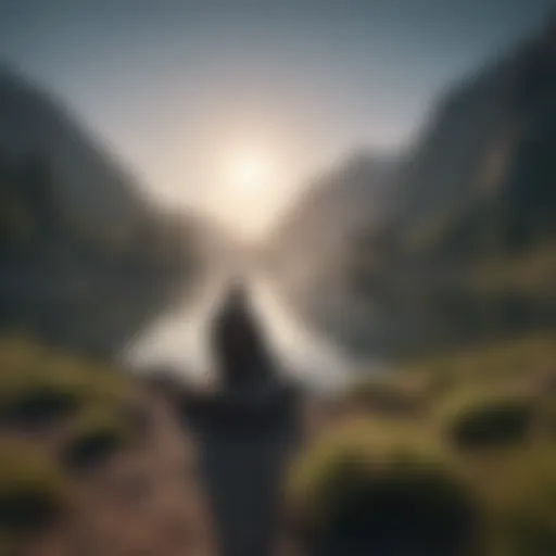 A serene landscape representing mental clarity