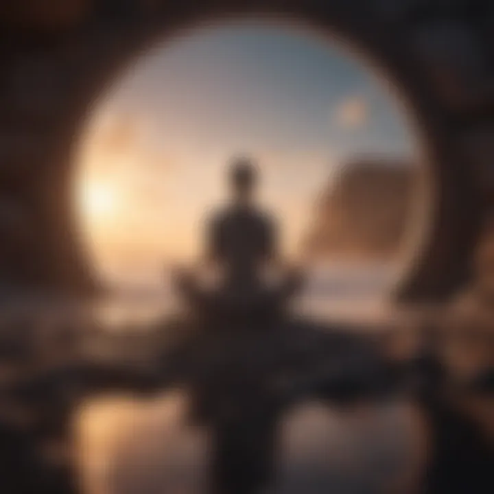 An abstract representation of mindfulness and mental clarity.