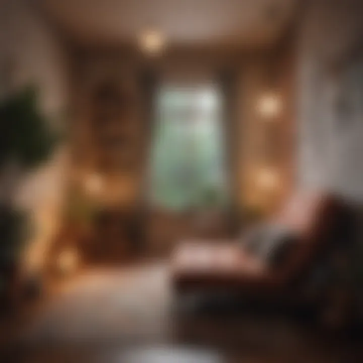A cozy reading nook representing relaxation