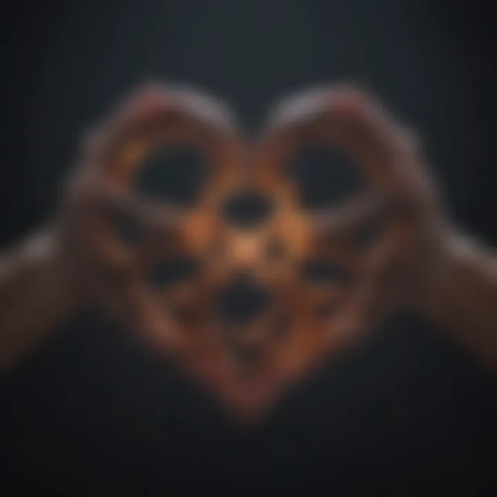 Two intertwined hearts representing deep connections