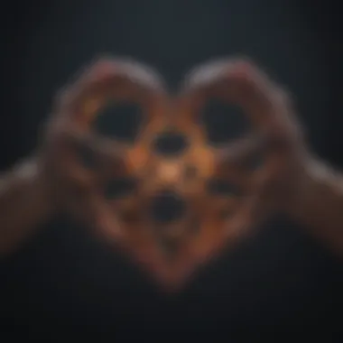 Nurturing Deeper Connections Two intertwined hearts representing deep connections