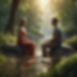 A serene landscape symbolizing tranquility in relationships