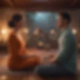 A vibrant digital community showcasing diverse avatars engaged in conversation