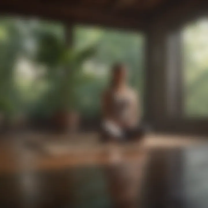 Stress relief through meditation