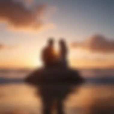 Embracing New Beginnings A peaceful sunset symbolizing release and closure