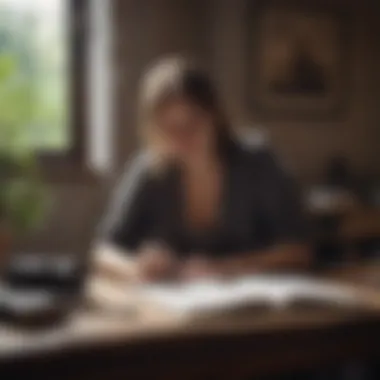 Documenting Personal Journeys A person journaling their experiences