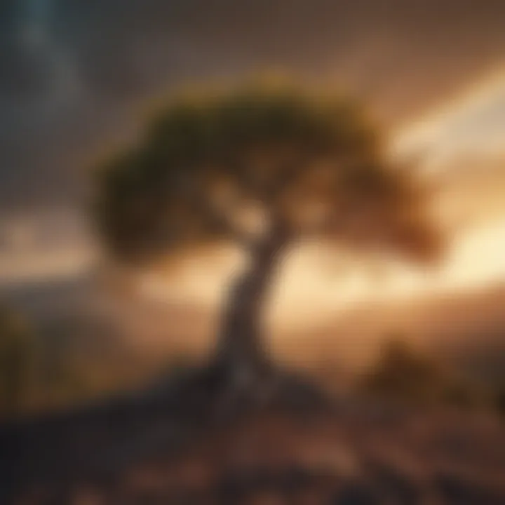 A vibrant tree symbolizing resilience
