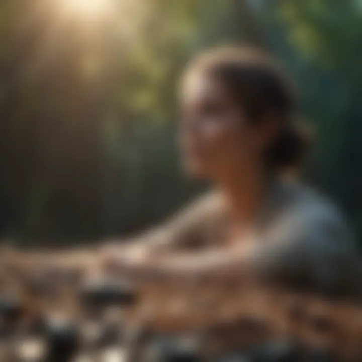 Mindfulness practice for emotional balance