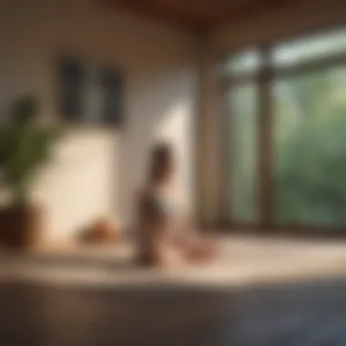 Creating a Calm Environment for Meditation Serene meditation space with calming decor