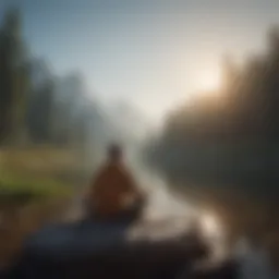 A serene landscape inviting calmness and focus