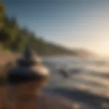 A serene landscape promoting relaxation and mindfulness
