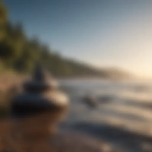 A serene landscape promoting relaxation and mindfulness