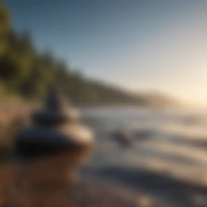 A serene landscape promoting relaxation and mindfulness