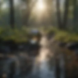 A serene landscape symbolizing tranquility amidst grief.