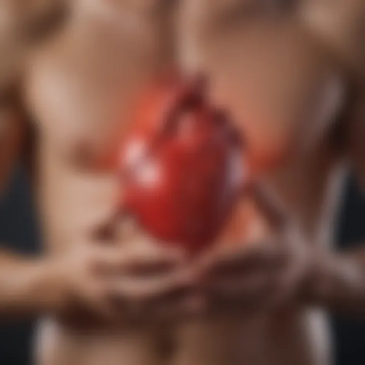 Visualization of heart and blood flow during meditation