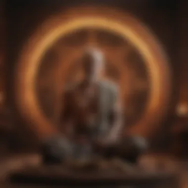 Various cultural symbols of mantras