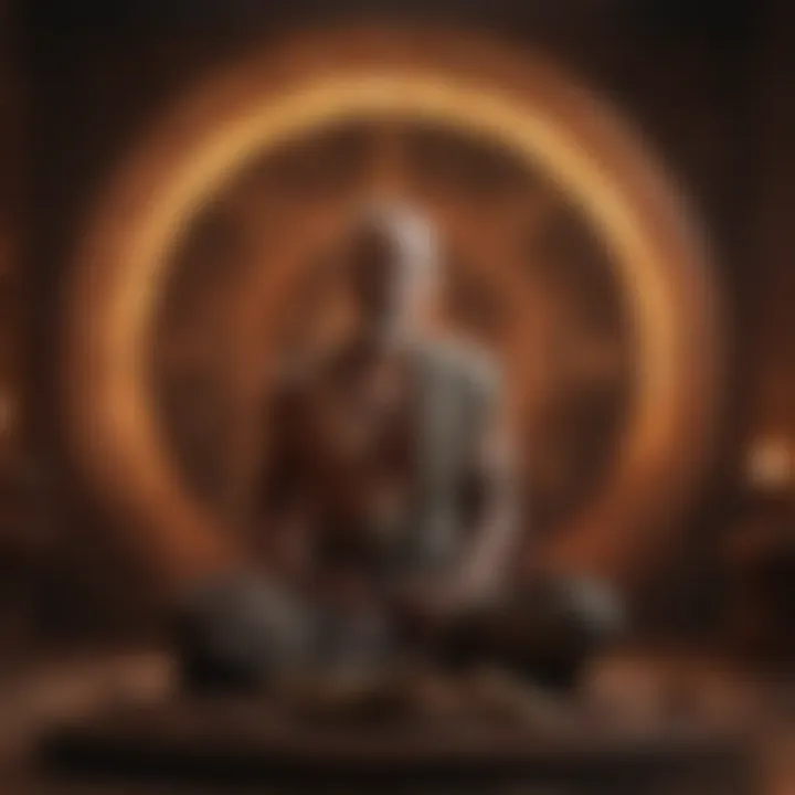 Various cultural symbols of mantras