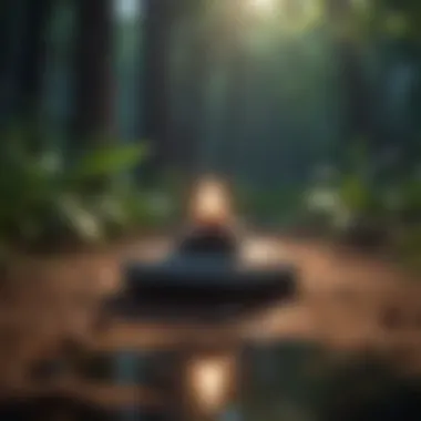 Mindfulness for Mental Clarity Mindfulness practice in a serene environment