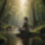 A serene nature scene representing mindfulness and tranquility.