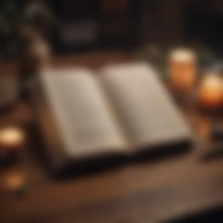 A journal with mindfulness prompts