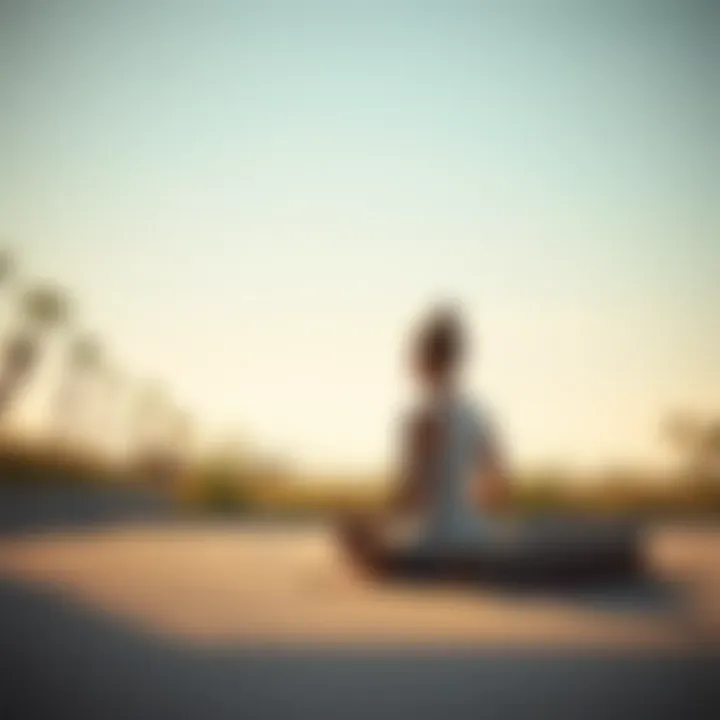 Meditation session in a peaceful setting
